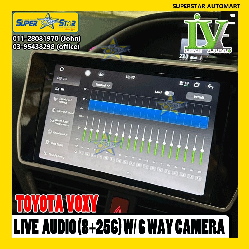 TOYOTA VOXY LIVE AUDIO 6 WAY CAMERA 5