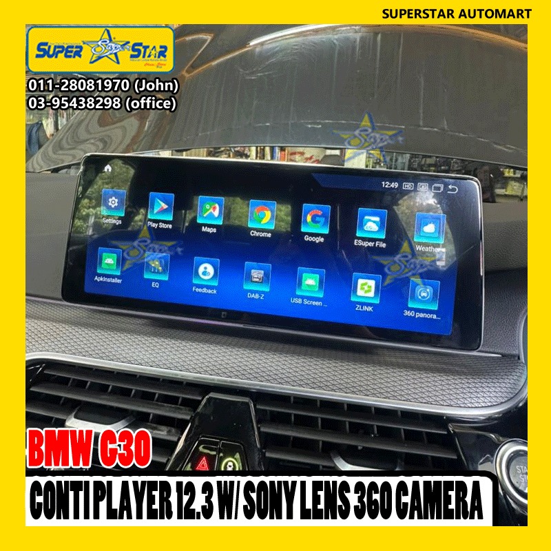 BMW G30 CONTI PLAYER 12.3 WITH 360 CAMERA 8
