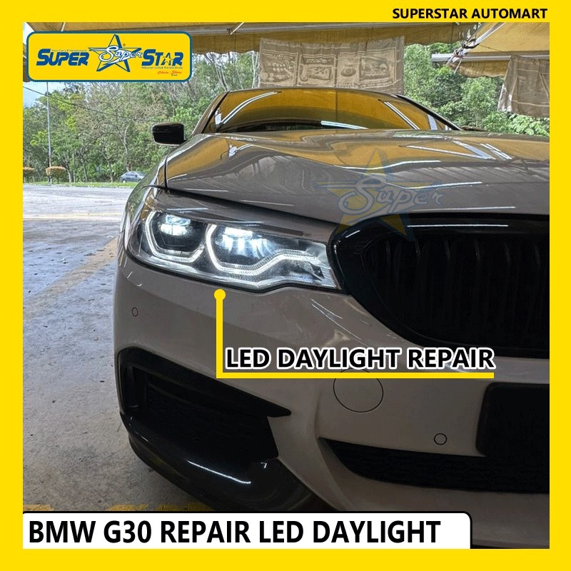 BMW G30 DAYLIGHT YELLOWISH REPAIR 3