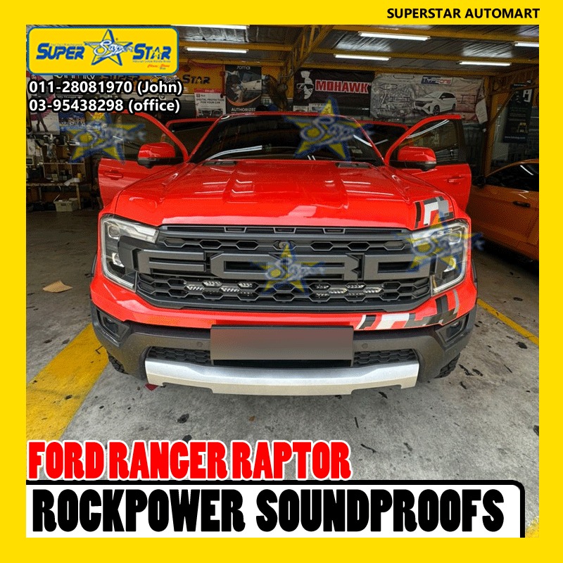 FORD RANGER RAPTOR T9 ROCKPOWER SOUNDPROOFS 2