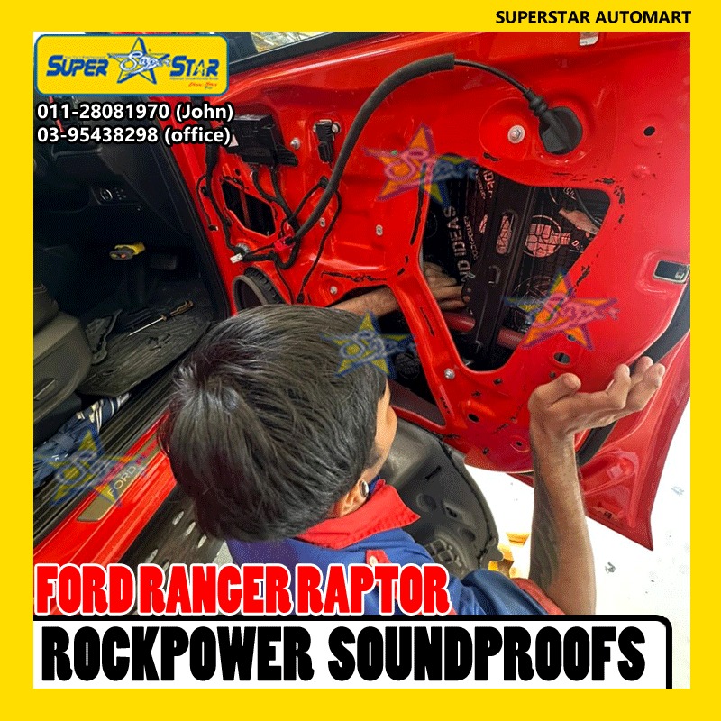 FORD RANGER RAPTOR T9 ROCKPOWER SOUNDPROOFS 3