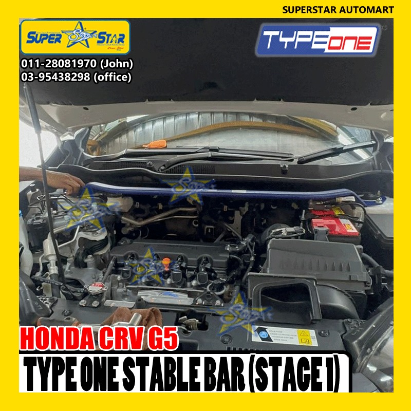 HONDA CRV G5 TYPE ONE STABLE BAR & CRASH BAR 3