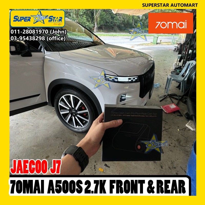 JAECOO J7 70MAI A500S 2.7K FRONT & REAR 2