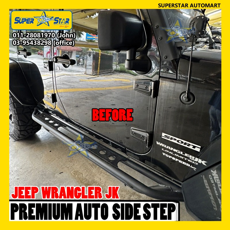 JEEP WRANGLER JK PREMIUM AUTO SIDE STEP 2