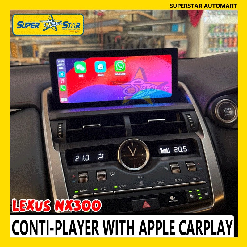LEXUS NX300 CONTI PLAYER WITH APPLE CARPLAY 3