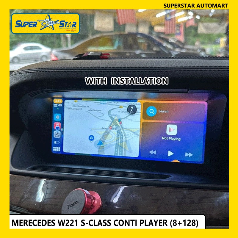 MERECDES W221 S-CLASS CONTI PLAYER 8+128 4