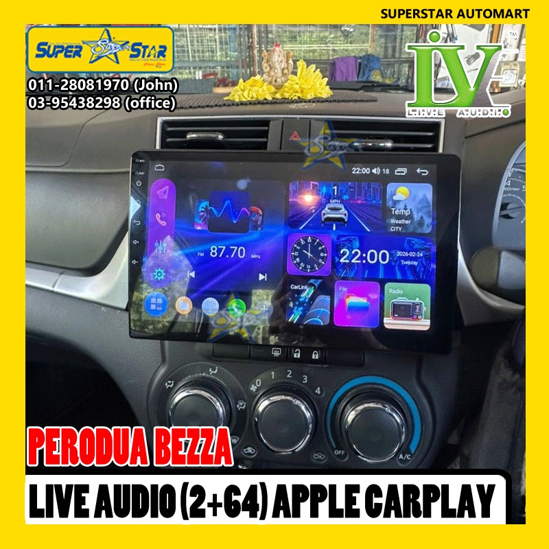 PERODUA BEZZA LIVE AUDIO 2+64 2