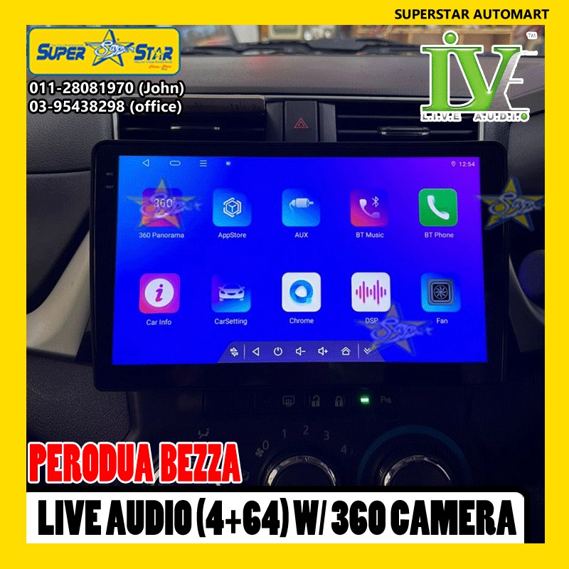 PERODUA BEZZA LIVE AUDIO 4+64 4
