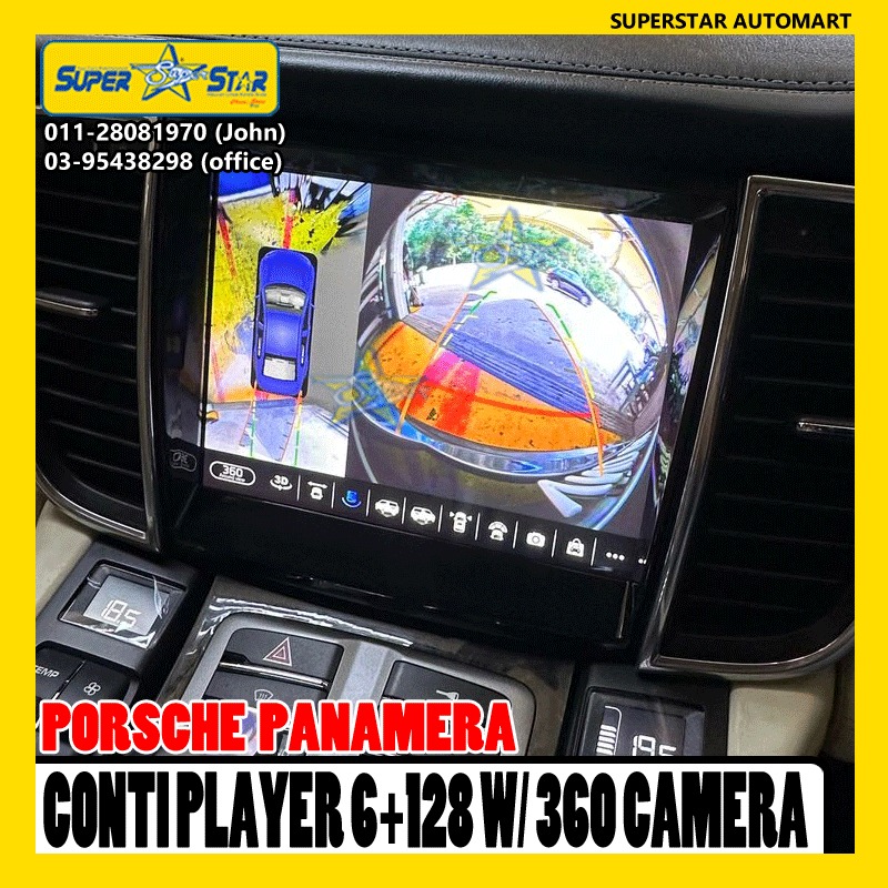 PORSCHE PANAMERA CONTI PLAYER 6+128 WITH 360 CAMERA 6