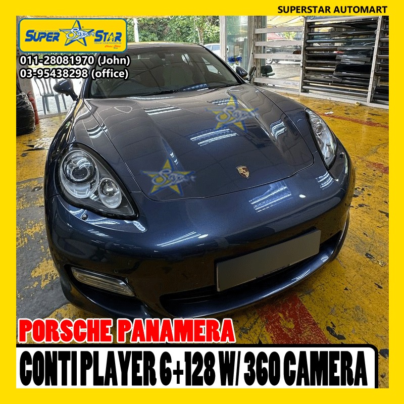PORSCHE PANAMERA CONTI PLAYER 6+128 WITH 360 CAMERA