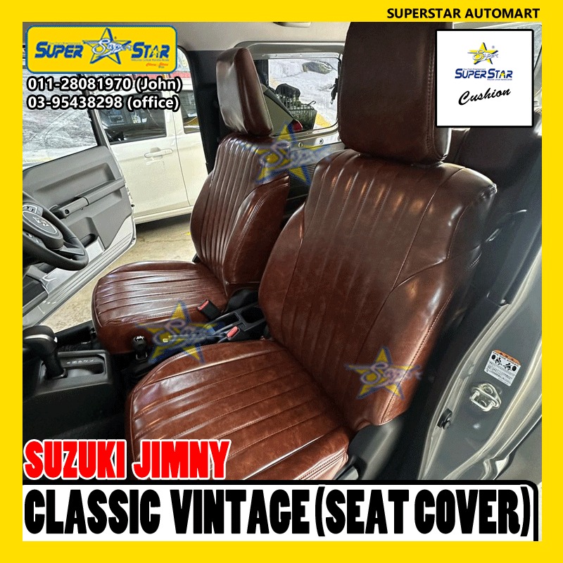 SUZUKI JIMNY CLASSIC VINTAGE PVC SEAT COVER 4