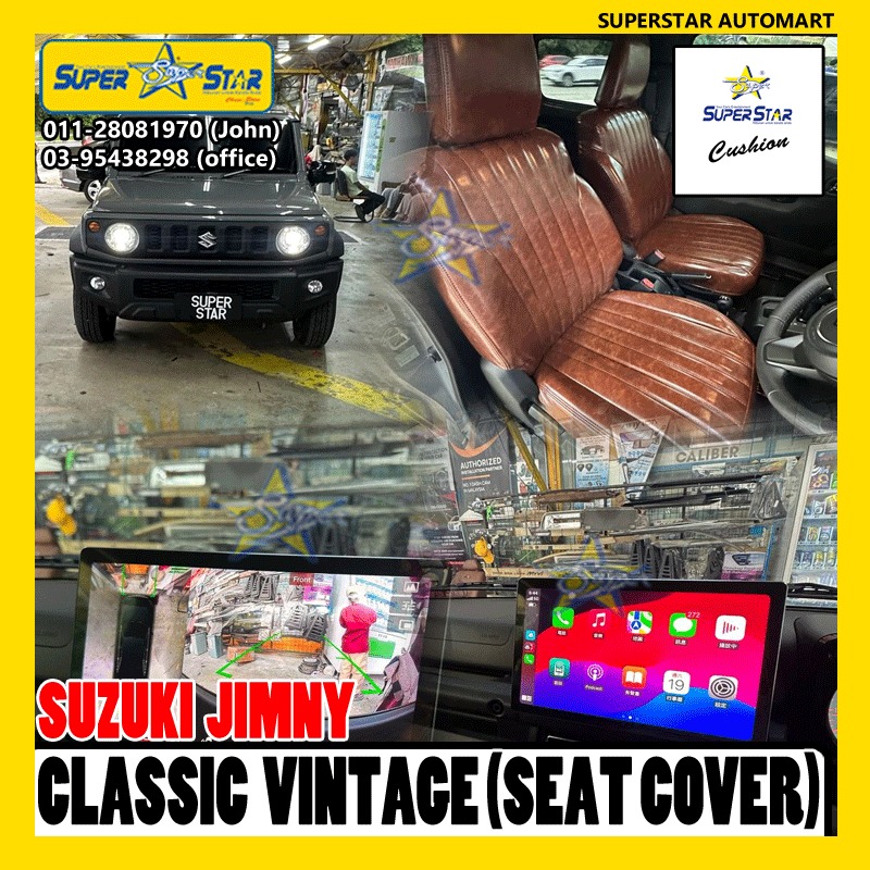 SUZUKI JIMNY CLASSIC VINTAGE PVC SEAT COVER 5