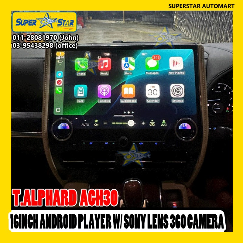 TOYOTA ALPHARD AGH30 LED PROJECTOR REPROFIT 4