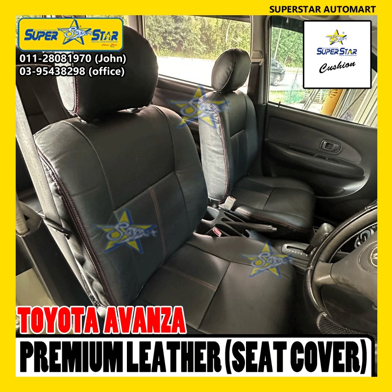 TOYOTA AVANZA PREMIUM LEATHER SEAT COVER 2