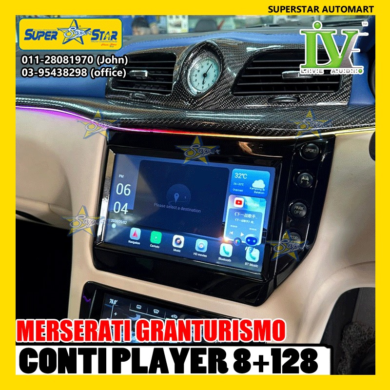 maserati granturismo conti player 8+128 2