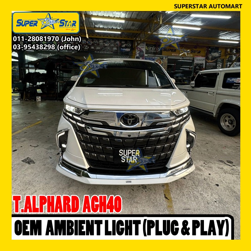 toyota alphard agh40 Oem ambient light