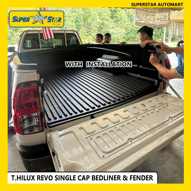 toyota hilux single cab bedliner 4
