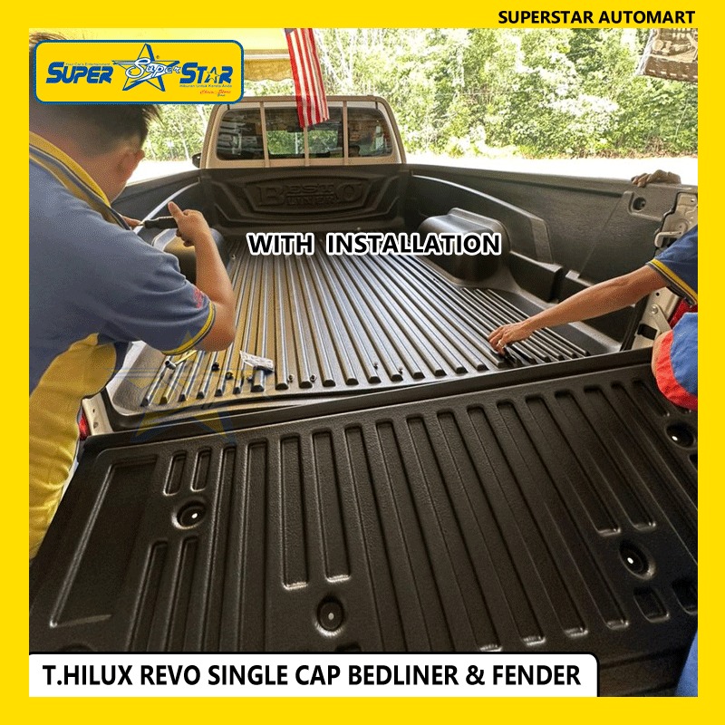 toyota hilux single cab bedliner 5