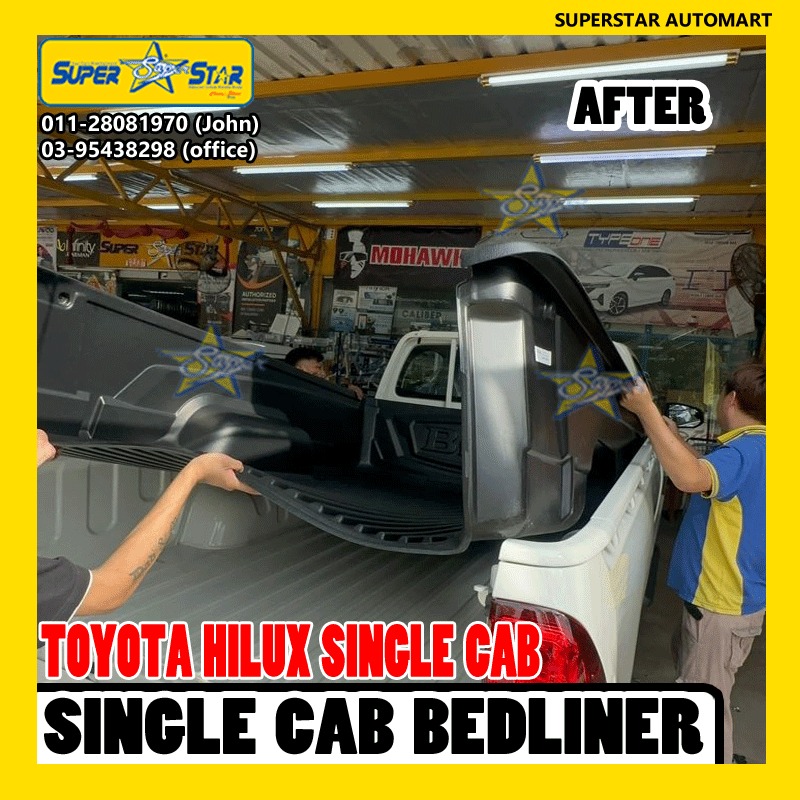toyota hilux single cab bedliner